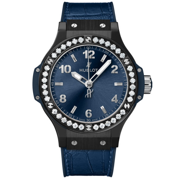 HUBLOT BIG BANG CERAMIC BLUE DIAMONDS