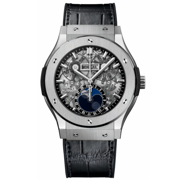 HUBLOT CLASSIC FUSION AEROFUSION MOONPHASE TITANIUM