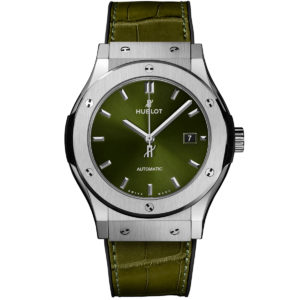 HUBLOT CLASSIC FUSION TITANIUM GREEN