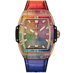 HUBLOT SPIRIT OF BIG BANG KING GOLD RAINBOW 39MM ORO