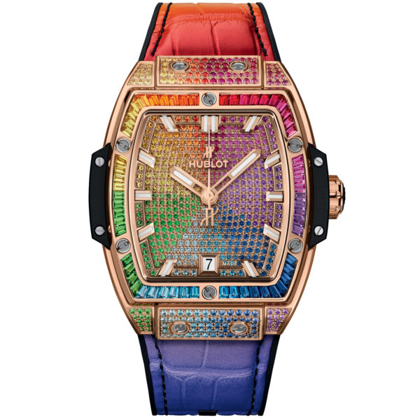 HUBLOT SPIRIT OF BIG BANG KING GOLD RAINBOW 39MM ORO