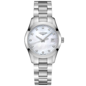 LONGINES CONQUEST CLASSIC 34MM ACCIAIO QUARZO