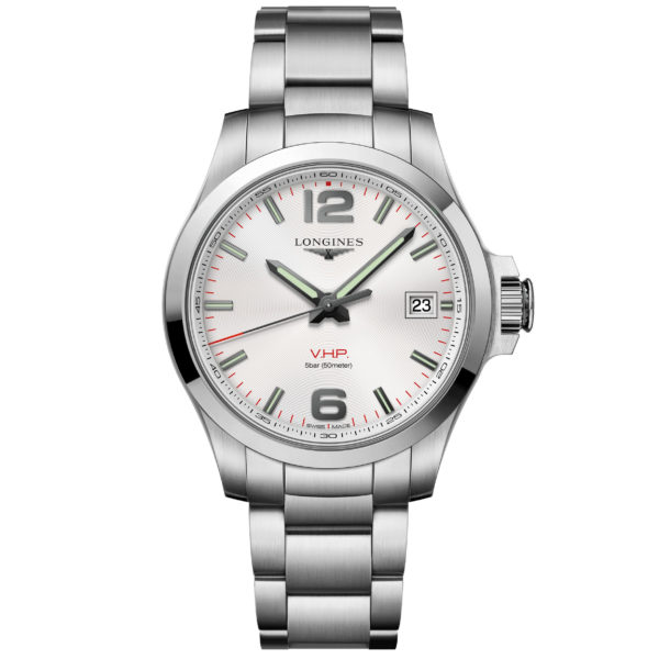 LONGINES CONQUEST 41MM ACCIAIO QUARZO