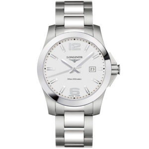 LONGINES CONQUEST 41MM ACCIAIO QUARZO